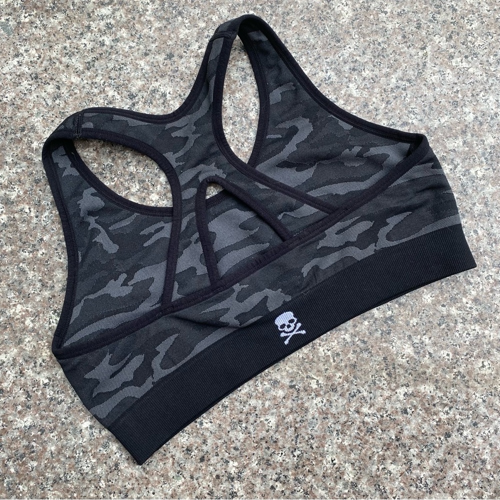 Soulcycle camo bra